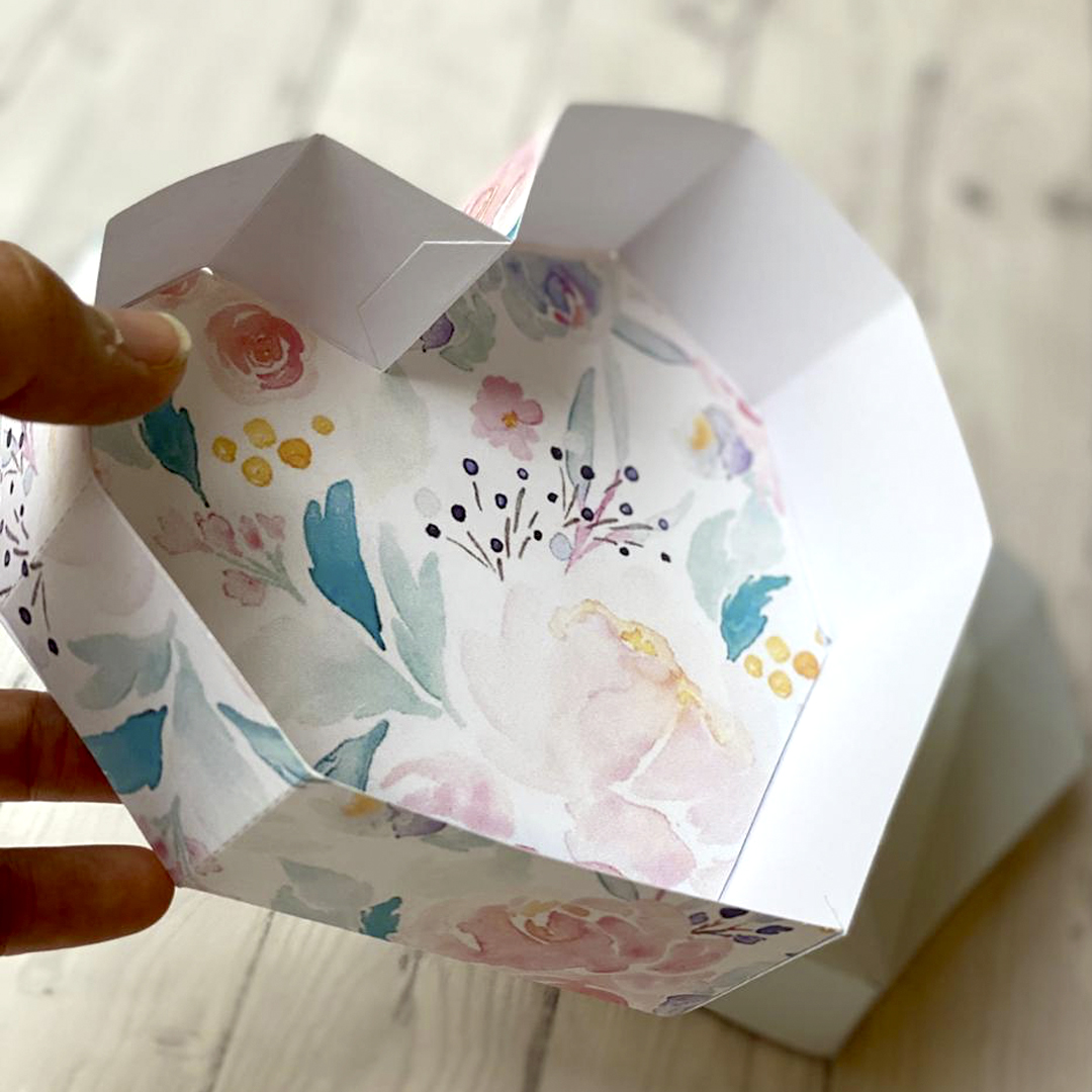 Origami Heart Box - Caja de Corazón origami ❤ 