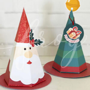 PIRAMIDE PAPA NOEL Y DUENDE