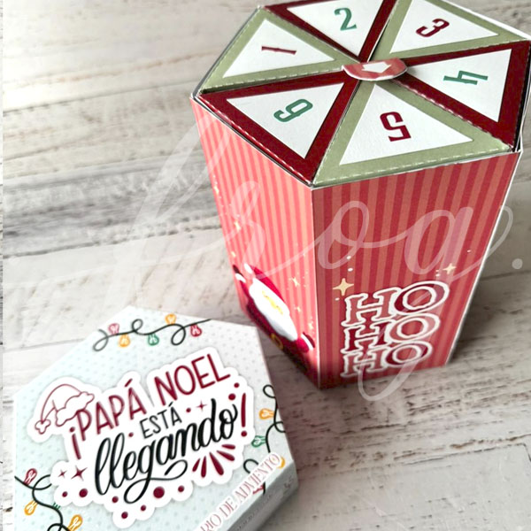 Calendario de Adviento en Caja Hexagonal - Image 3